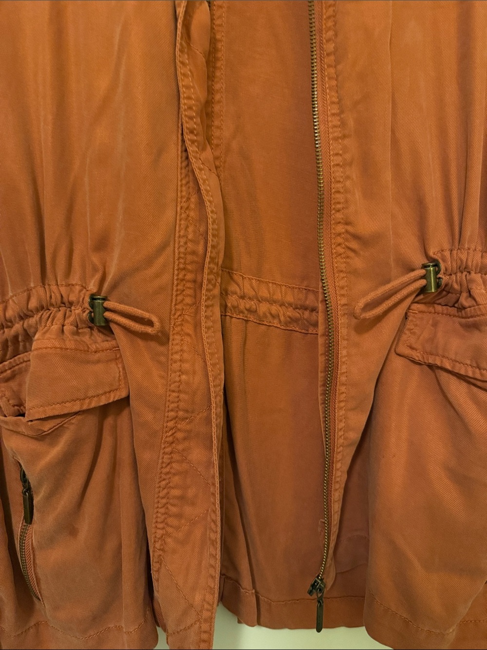 Max Jeans Rust Orange Utility Field Jacket - Picture 12 of 16